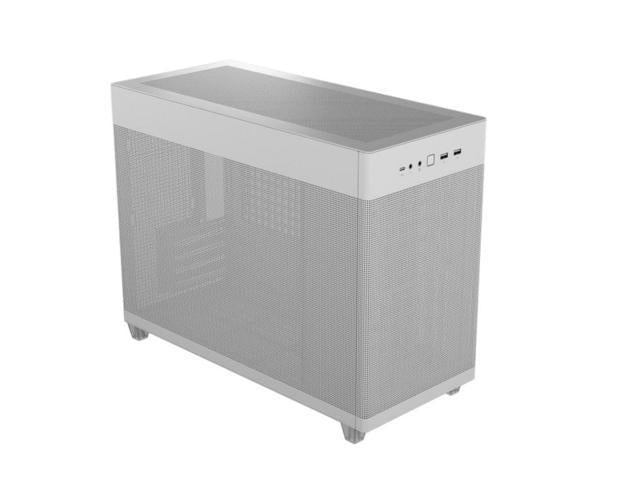 Asus AP201 WHT MESH Mid-Tower 33L MicroATX 360mm AIO refroidisseurs TG Blanc