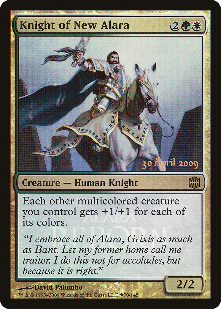 Knight of New Alara (LARP-70) - Alara Reborn Promos Foil