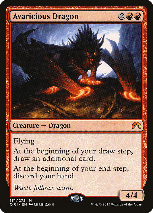 Avaricious Dragon (ORI-131) - Magic Origins