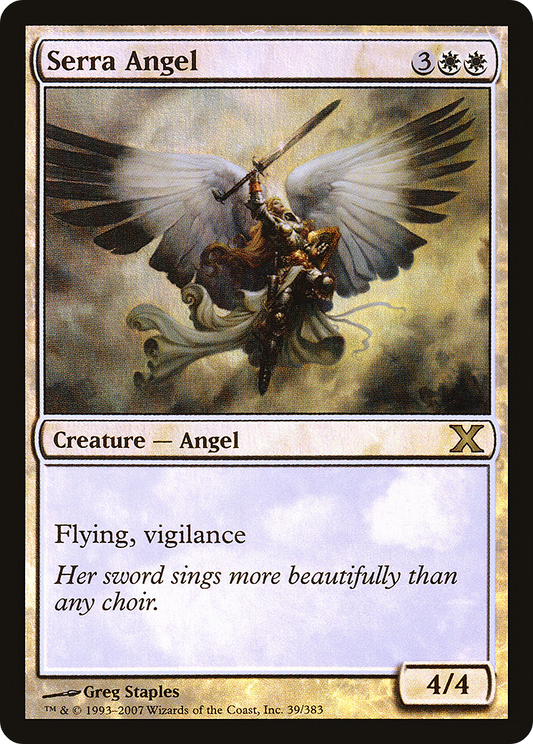 Serra Angel (10E-39★) - Tenth Edition Foil