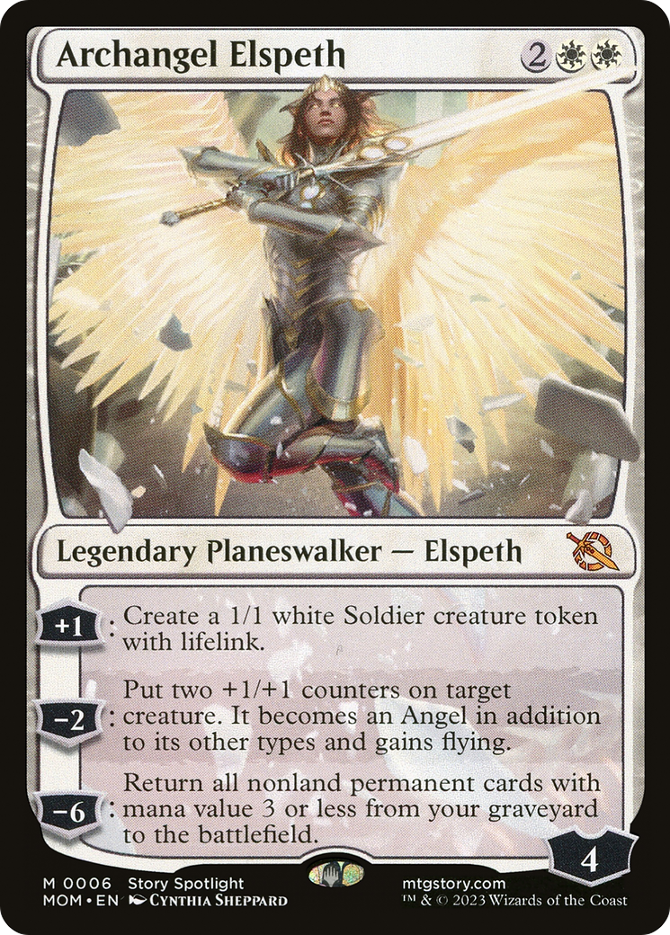 Archangel Elspeth (MOM-006) - March of the Machine
