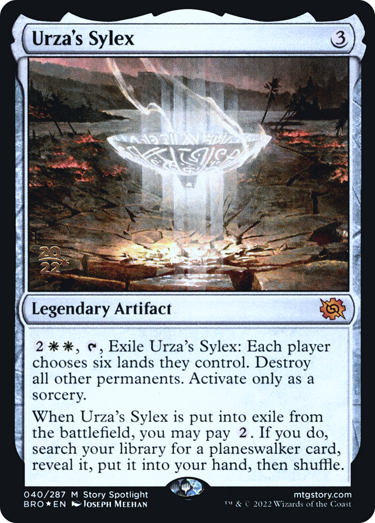 Urza's Sylex (PRE-40S) - The Brothers' War Promos Foil