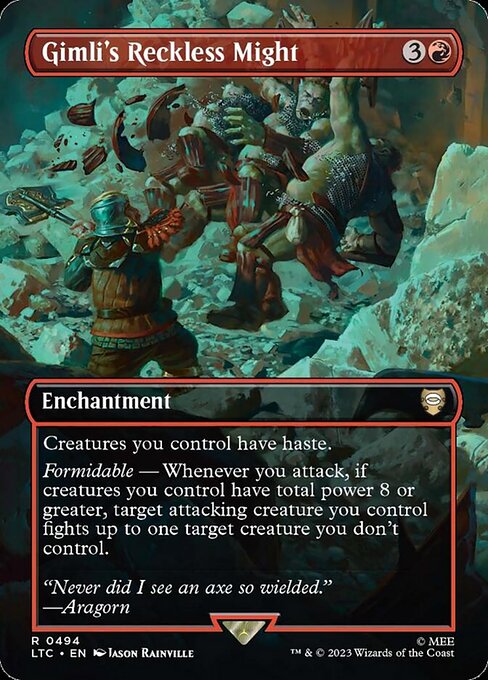 Gimli's Reckless Might [LTC - 494]