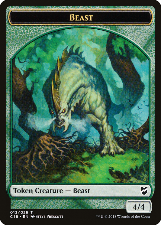 Beast (TC18-013) - Commander 2018 Tokens