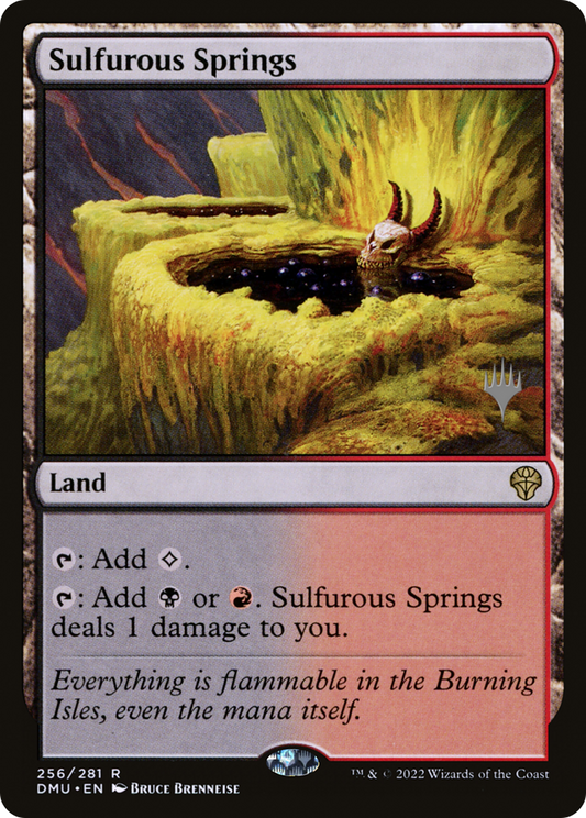 Sulfurous Springs (PPDMU-256P) - Dominaria United Promos Foil