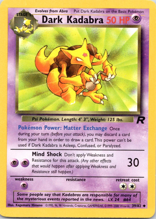 Dark Kadabra [BASE5 - 39]