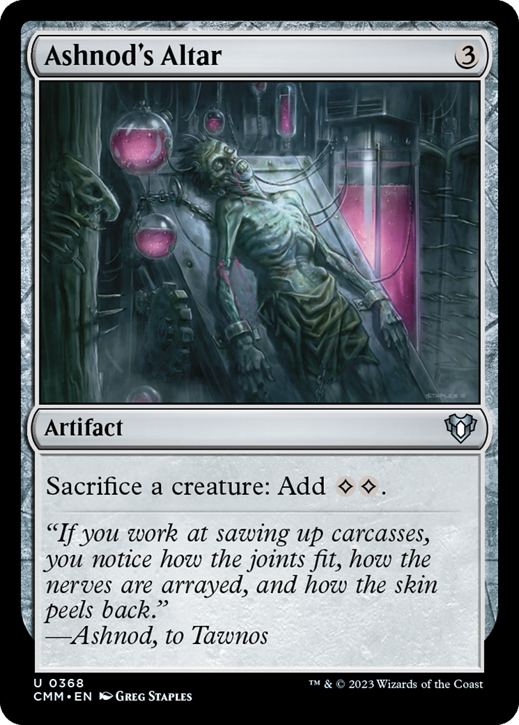 Ashnod's Altar (CMM-368) - Commander Masters