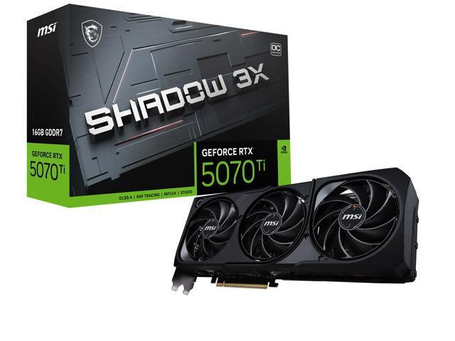 MCI VCX GeForce RTX 5070 TI 16G SHADOW 3X OC 16GB GDDR7 256bit PCI-E