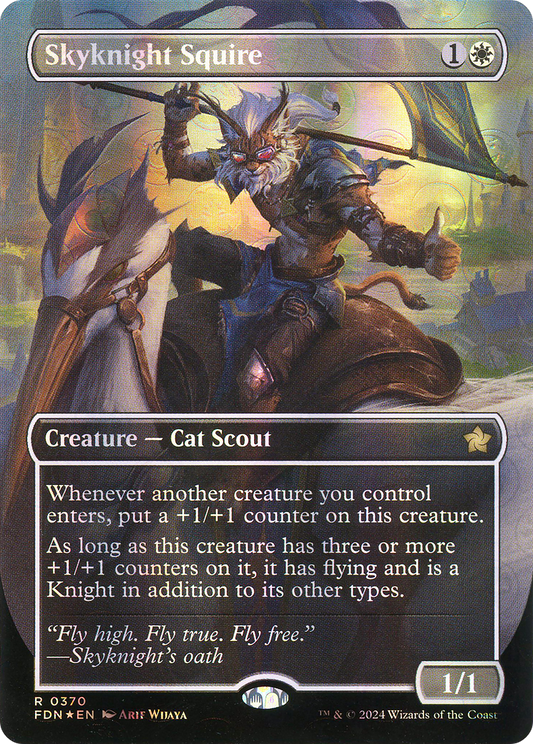 Skyknight Squire (FDN-370) - Foundations (Borderless) Foil
