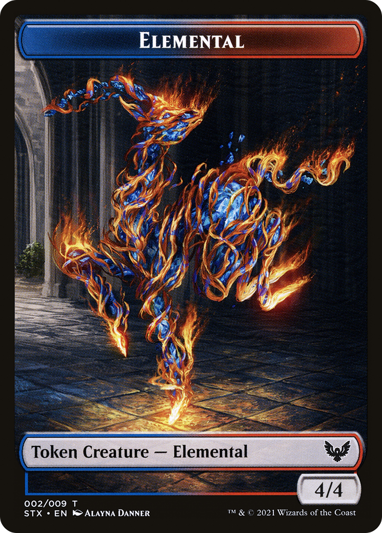 Elemental (TSTX-002) - Strixhaven: School of Mages Tokens Foil