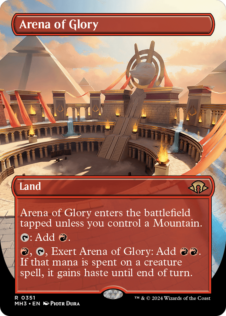 Arena of Glory (MH3-351) - Modern Horizons 3 (Borderless)