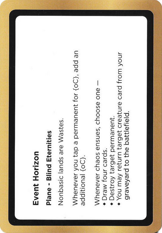 Event Horizon (UNK-PLA013) - Unknown Event