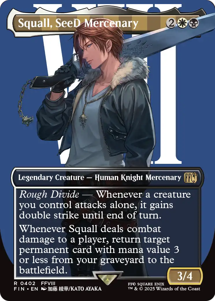 Squall, SeeD Mercenary [fin - 402]