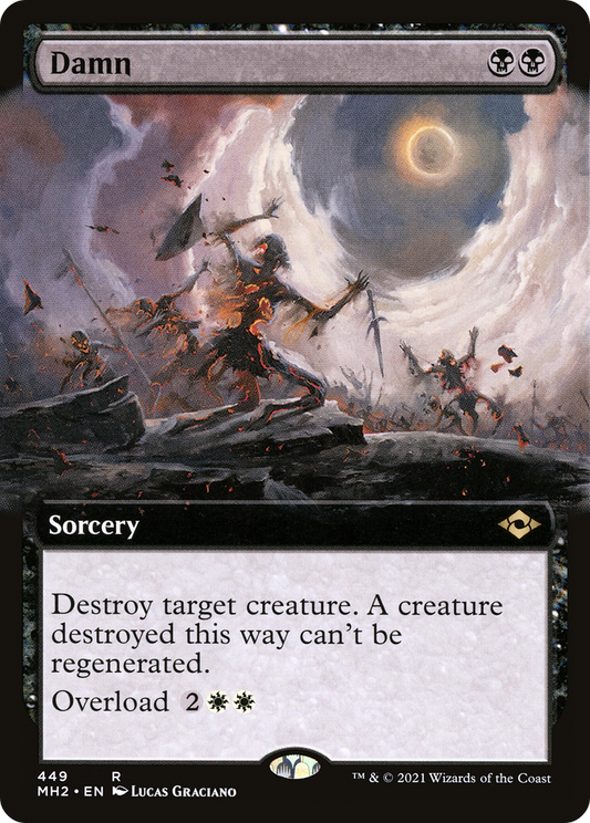 Damn (MH2-449) - Modern Horizons 2: (Extended Art)