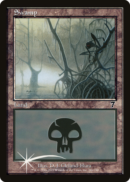Swamp (7ED-346) - Seventh Edition Foil