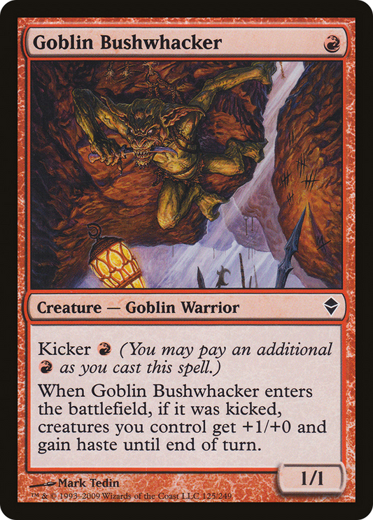 Goblin Bushwhacker (ZEN-125) - Zendikar Foil