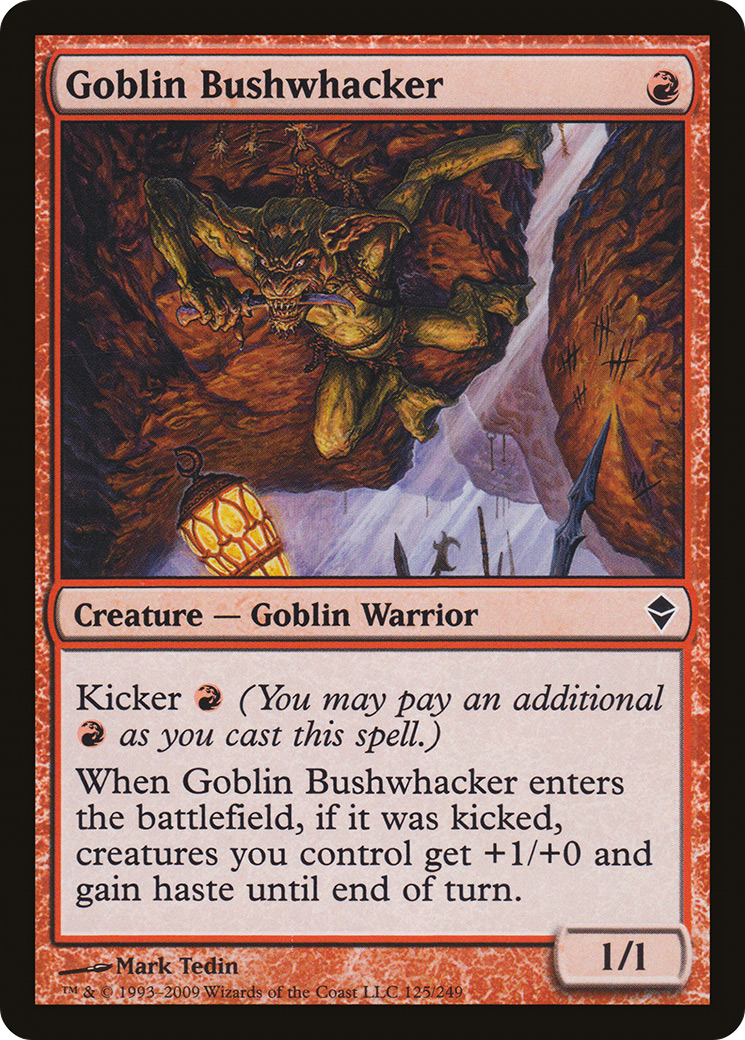 Goblin Bushwhacker (ZEN-125) - Zendikar