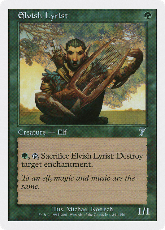 Elvish Lyrist (7ED-241) - Seventh Edition