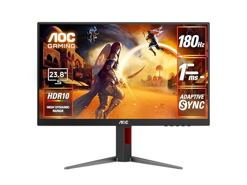 AOC Monitor 24G4 23.8 IPS FHD 1920x1080 180Hz 1ms 16:9 HDMI DP