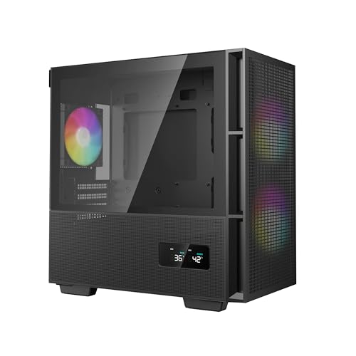 DeepCool R-CH360-BKAPE3D-G-1 CH360 Digital TG Mini-ITX Micro-ATX Black