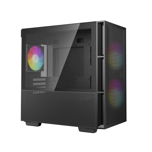 DeepCool CH360 TG Micro-ATX Black