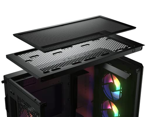 Cougar DUOFACE RGB PRO BLACK MidTower TG & Airflow Panel 3x120mm ARGB fan