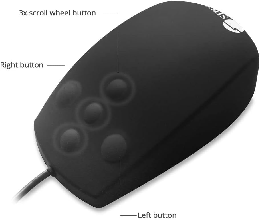 SIIG Mouse JK-US0S11-S1 Medical Mouse