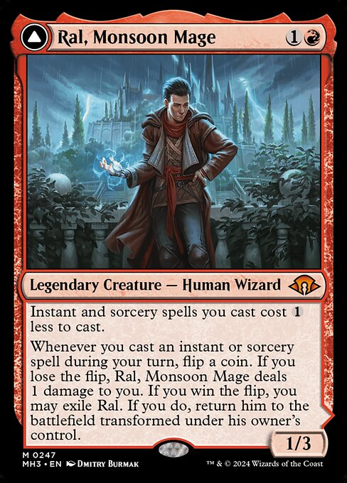 Ral, Monsoon Mage // Ral, Leyline Prodigy [MH3 - 247]