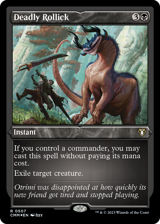 Deadly Rollick (CMM-507) - Commander Masters Etched Foil
