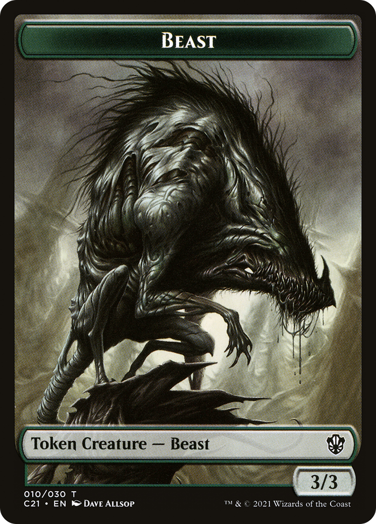 Beast (TC21-010) - Commander 2021 Tokens