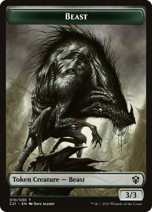 Beast (TC21-010) - Commander 2021 Tokens