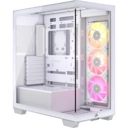 Corsair CS CC-9011281-WW iCUELINK 3500X RGB Tempered Glass Mid-Tower White ATX