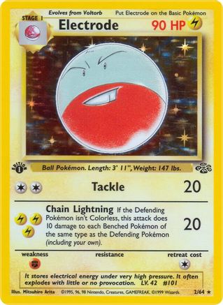 Electrode (2) 2/64 - Jungle Unlimited Holofoil