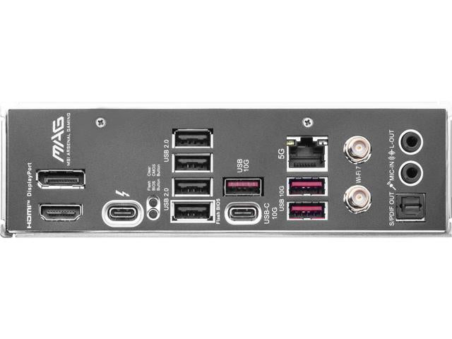 MSI MB MAG B860M MORTAR WIFI B860 LGA1851 Max256GB DDR5 mATX