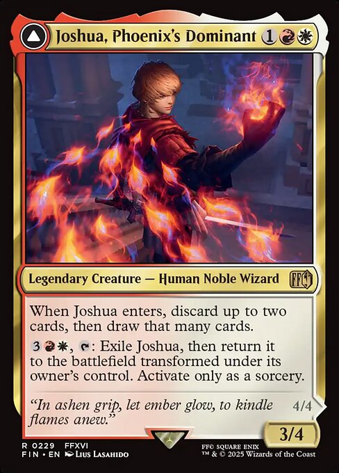 Joshua, Phoenix's Dominant // Phoenix, Warden of Fire [FIN - 229]