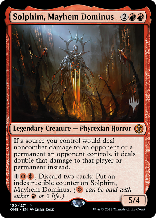 Solphim, Mayhem Dominus (PPONE-150P) - Phyrexia: All Will Be One Promos