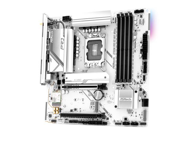 ASRock B760M Pro RS WiFi White B760 LGA1700 Max256GB DDR5 mATX