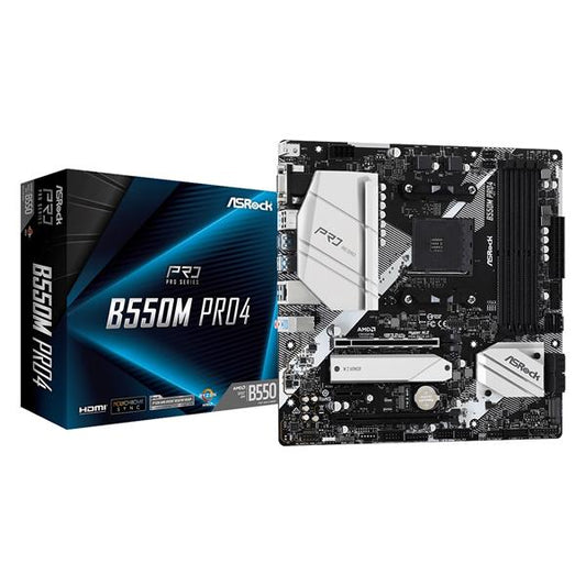 ASRock B550M PRO4 AMD AM4 DDR4 128G mATX