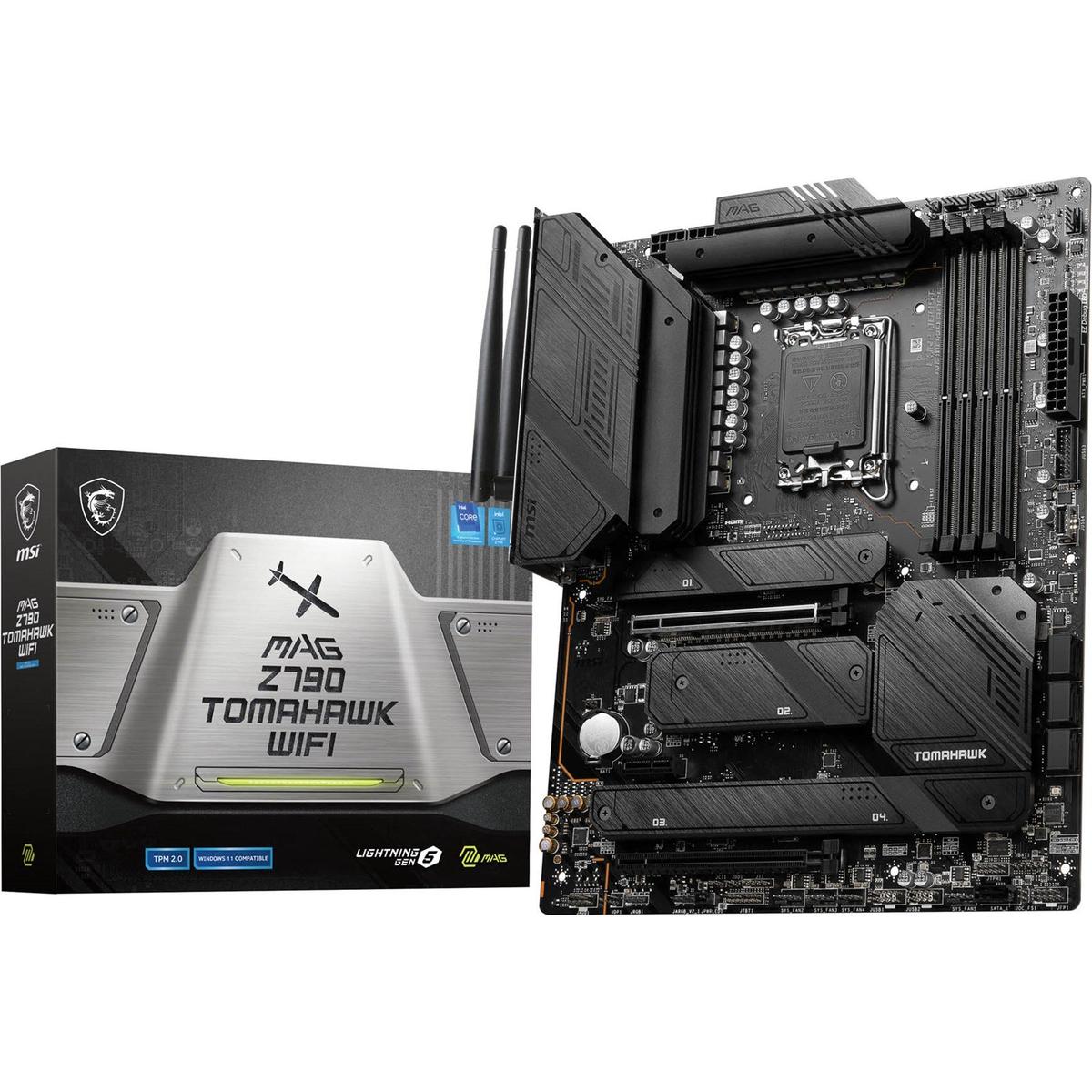 MSI MAG Z790 TOMAHAWK WIFI LGA1700 Max.128GB DDR5 PCI-E ATX