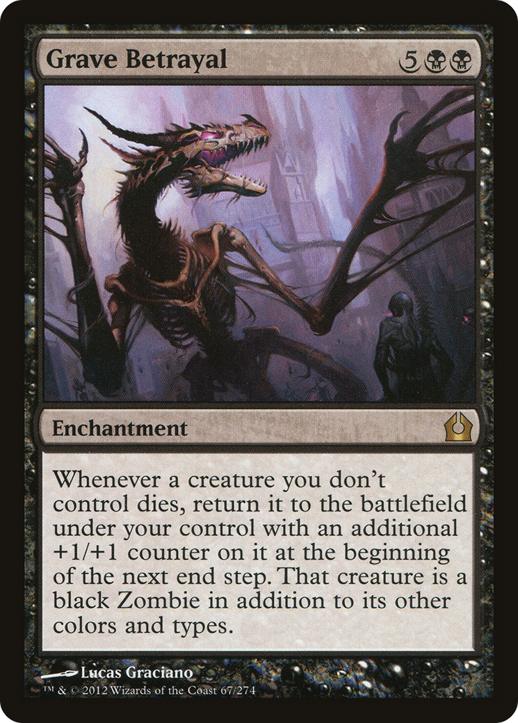 Grave Betrayal (RTR-067) - Return to Ravnica Foil