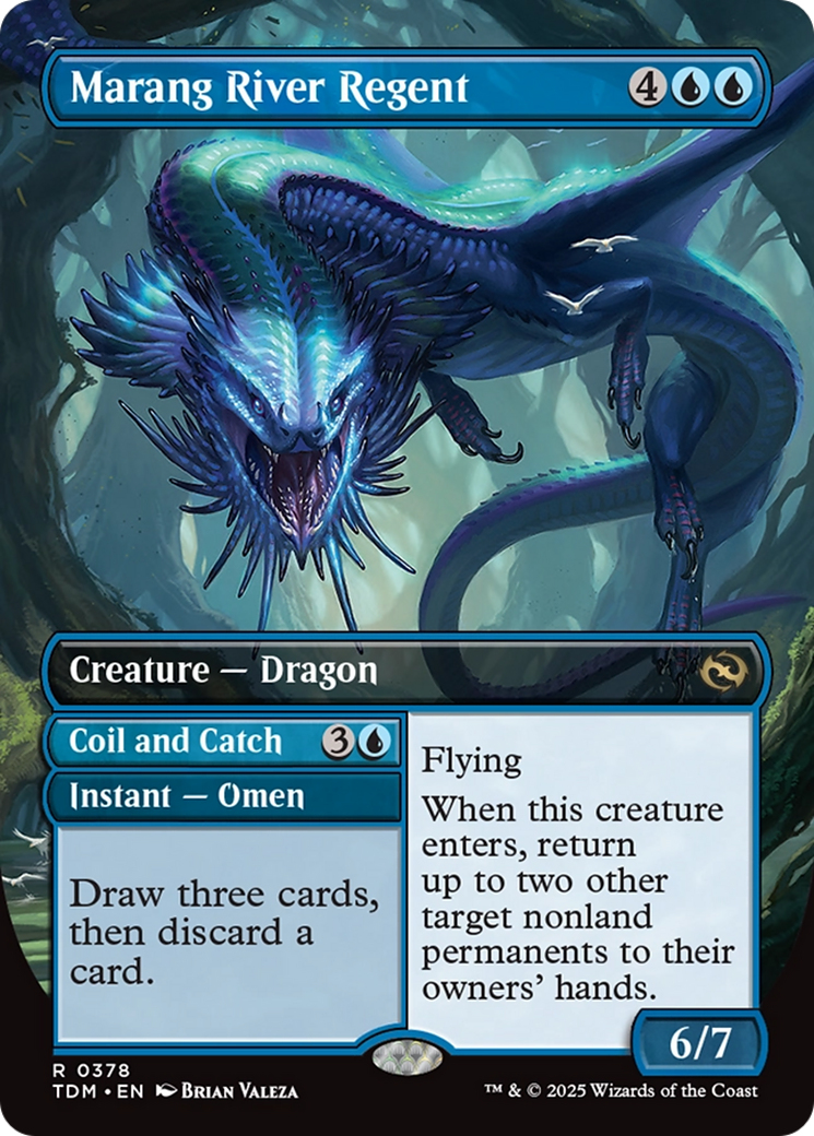 Marang River Regent (Borderless) (TDM-378) - Tarkir: Dragonstorm (Borderless) Foil