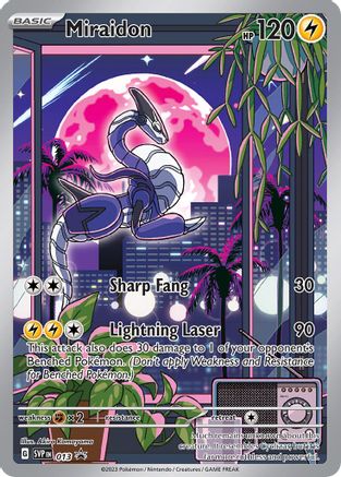 Miraidon - 013 13 - SV Scarlet & Violet Promo Cards Holofoil