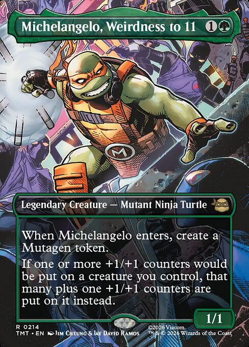 Michelangelo, Weirdness to 11 [TMT - 214]