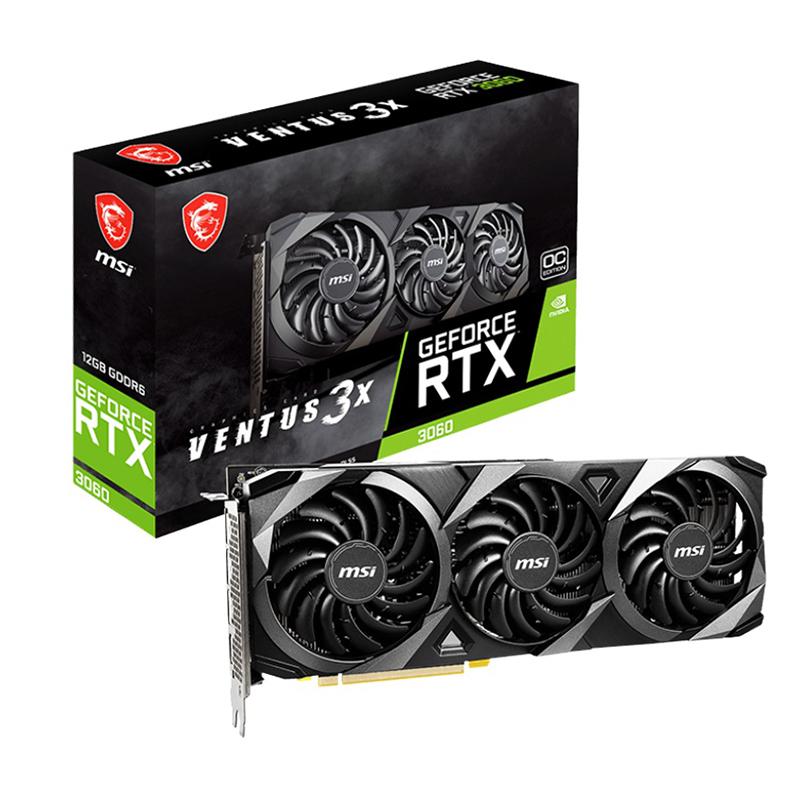 MSI RTX 3060 VENTUS 2X 12G OC GDDR6 192B HDMI DP