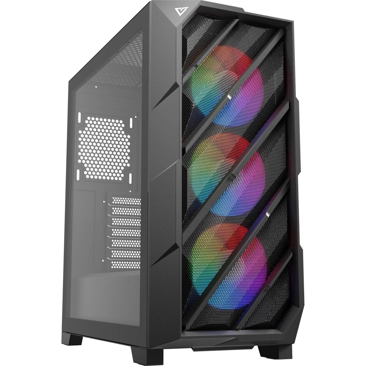 Antec CS DP503 Mid Tower E-ATX 4mm TG 3x120mm ARGB Fans Black Retail