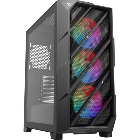 Antec CS DP503 Mid Tower E-ATX 4mm TG 3x120mm ARGB Ventilateurs Noir Vente au détail