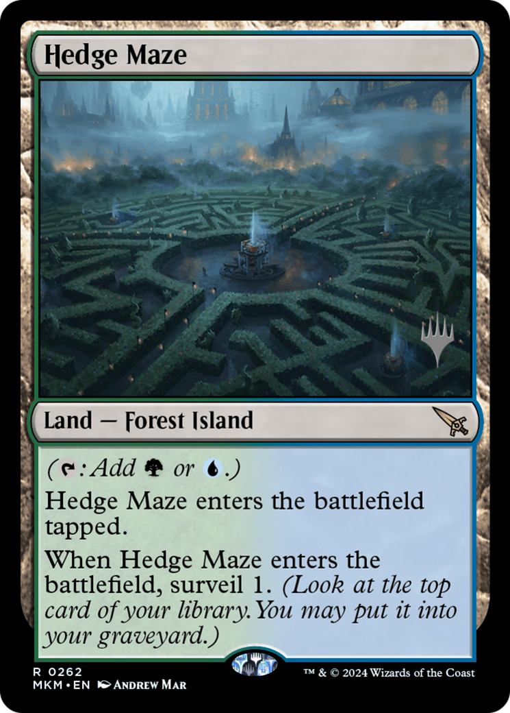 Hedge Maze (PPMKM-262P) - Murders at Karlov Manor Promos