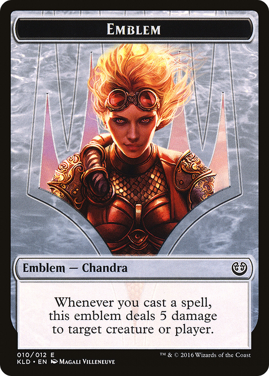 Chandra, Torch of Defiance Emblem (KLD-010) - Kaladesh Tokens
