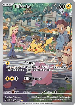 Pikachu - 173/165 173 - SV Scarlet & Violet 151 Holofoil