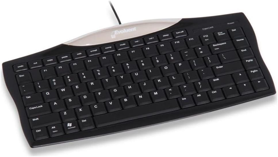 Evoluent Keyboard EKB Essentials Full Featured Compact Keyboard